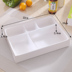 hộp bento giữ nhiệt Hộp giấy dùng một lần mới hộp đựng thức ăn nhanh takeaway hộp hình chữ nhật có nắp hộp cơm trưa chia hộp ăn trưa - Hộp cơm điện sưởi ấm hộp cơm hâm nóng magic Hộp cơm điện sưởi ấm