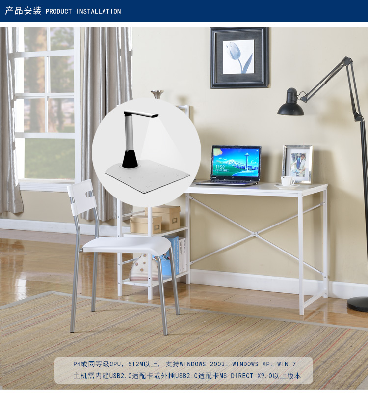 Hongding H300 Gao Paiyi 3 triệu pixel HD máy quét bảo hiểm máy ảnh cầm tay - Máy quét