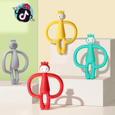 火柴猴牙胶婴儿磨牙棒