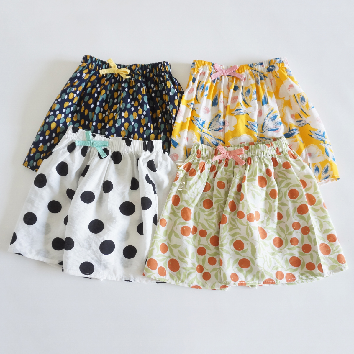 Full summer cool and knock on a thin ice silk cotton girl) Child filled with print loose 30% pants 100 hitch shorts
