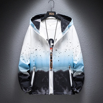 Coat Men Spring And Autumn Korean Edition Trend Teen Outerwear 2020 New Autumn Handsome Men Thin Jacket Starry Sky