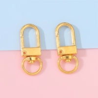 Золотой металлический брелок, 12mm, 33mm