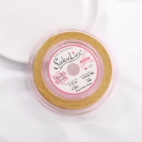 Золотая японская импортная стальная проволка, 0.5mm, 1м