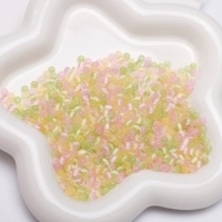 Рекомендация магазина #Chunzai Pear Blossom | Глазовые рисовые бусины для стеклянной кошки диаметр 4 мм около 1 мм 10 г/упаковка около 150 кусочков