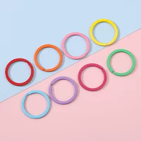 19 # случайное смешивание цветов | Железная плоская спираль, окрашенная распылением 30 мм 5 шт.