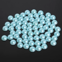 12# Lake Blue (Abs Pearl, плоское дно, не-пористого полукруглого, диаметр около 8 мм, около 200 штук/упаковка)