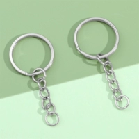 Брелок, диаметр 25мм, 25mm, 1.5mm, 55mm