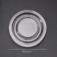 5 # круглый стиль | Акриловый реквизит для позирования, витрина толщиной 95 мм, около 13 мм, прозрачный цвет, 1 шт./упак.