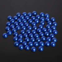 12# темно-синий (Abs Pearl, плоское дно, не-пористого полукруглого диаметра около 8 мм, около 200 штук/упаковка)