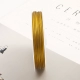 Золотая стальная проволка, шелковые нитки, 0.3mm, 20м