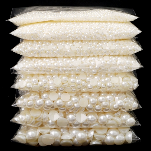 Заколка для волос из жемчуга ручной работы с бантиком, кукла, декор с аксессуарами, аксессуар, «сделай сам»