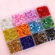 29#12 сетка | Различные стили смешанных стеклянных рисовых бусин диаметром 1,5-4,5 мм, 12 г в сетке, около 4800 штук, 1 комплект/упаковка.