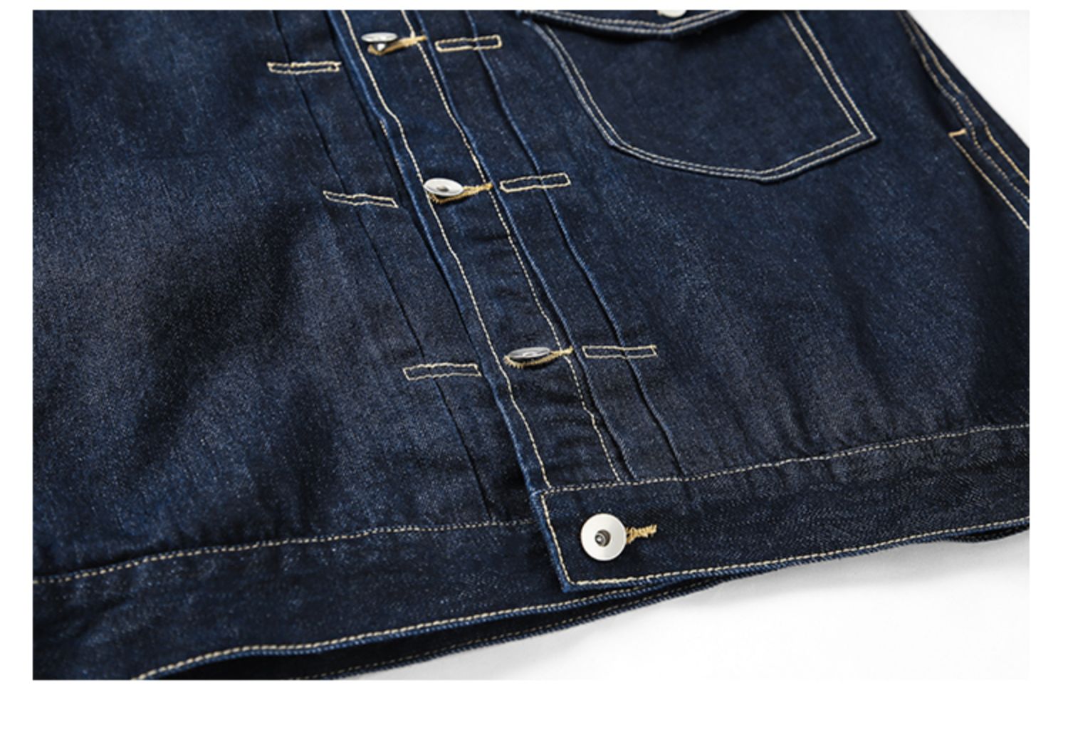 Shawn Yue Marke Dunkelblau Denim Frühling Und Herbst Casual herren Jacke Arbeitskleidung Trendy Top_voghion.com