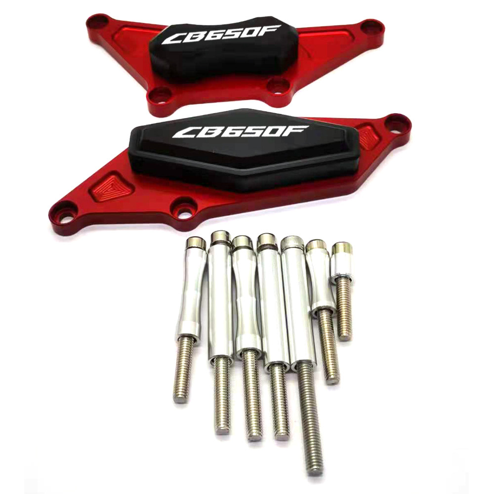 Applicable Honda Motorcycle CB650F 14 - 19 years Modified anti - wreck engine protective cover anti - fall glue