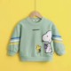 Snoopy children's clothing boys and girls fleece sweater 2022 new autumn clothes round neck cotton top children's jacket trend