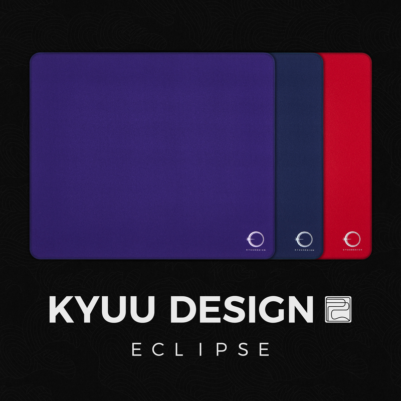 【Kyuu Design】「Eclipse」Solar Eclipse Random Pattern Speed Mat Fat Yan Mouse Pad