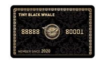 Wheewhale Calf Whale Sesame Whale Selection Minke Carnet Red Minke Whale Privilege Black Whale card Universal Discount Card Small Whale