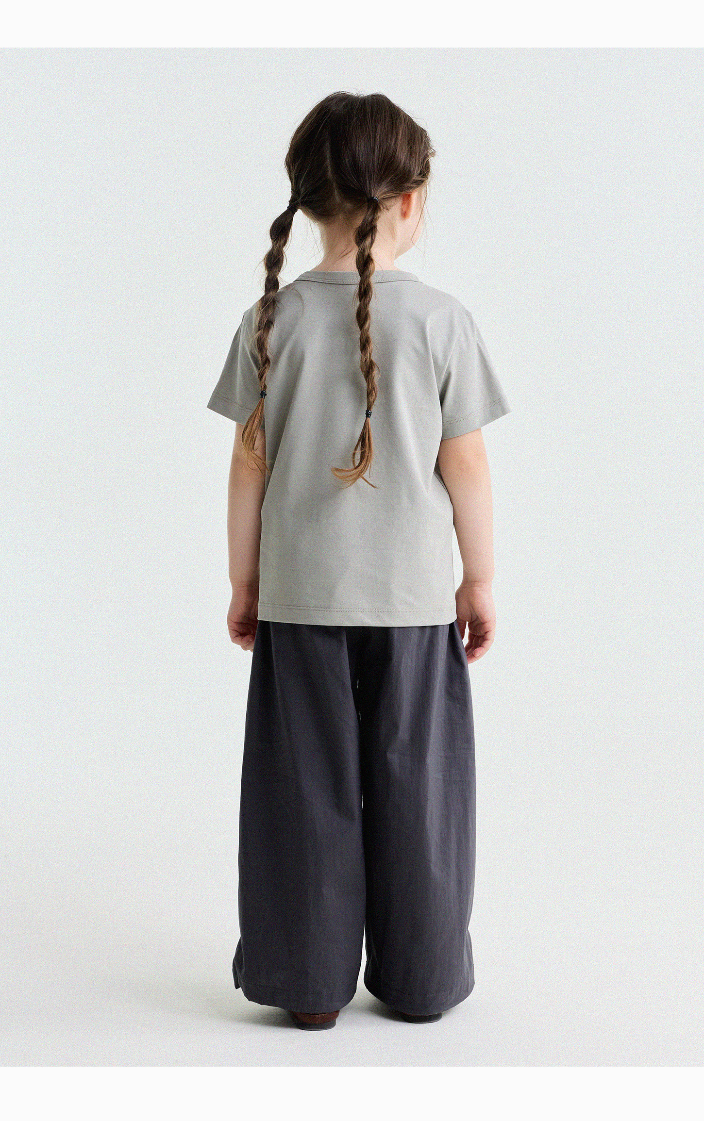 Yunerma Girls' Summer New Style 3D Ruffle Straight-Leg Pants Children's Thin Anti-Mosquito Pants Baby Casual Pants Trendy — 36