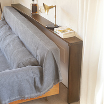 Living room sofa rear frame all solid wood against wall to crack long strip of narrow bedhead rear shelf heating frame