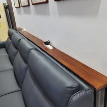 Functional electric sofa rear frame solid wood long strip against wall to floor bedhead back narrow gap frame heating sheet