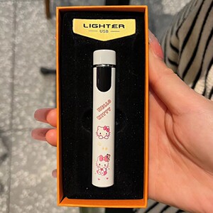 创意触摸感应点火充电打火机防风迷你个性小巧便携精致耐用送男友