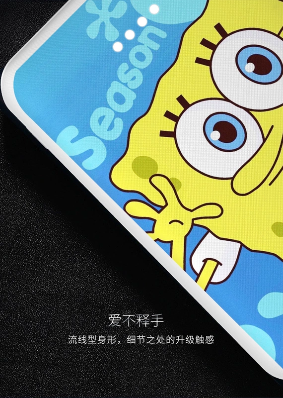 Phim hoạt hình SpongeBob sạc kho báu cô gái dễ thương sáng tạo di động siêu mỏng nhỏ cầm tay 10000 mAh - Ngân hàng điện thoại di động