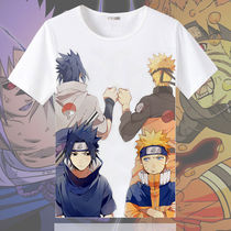 Naruto short-sleeved T-shirt male summer teenagers children junior high school students half-sleeved Naruto anime clothes