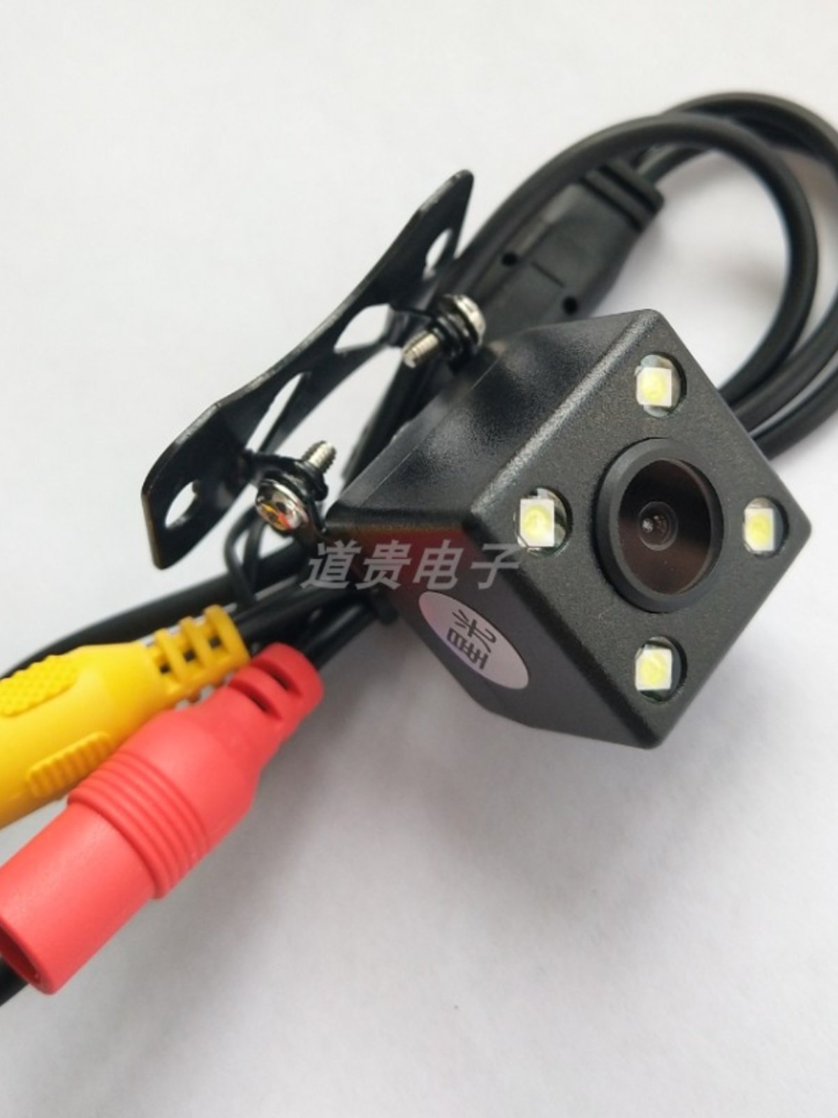 Ccd High-Definition Reversing Camera Starlight Night Vision Car Backup Wide-Angle Camera External 12V Universal