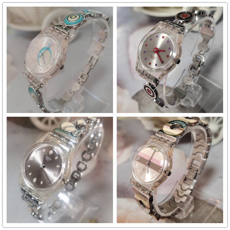 Swatch Swiss Original Lady Student Series Steel Band Quartz Watch Lk375G Lk327G