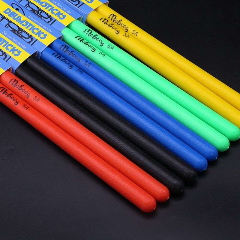 Nylon drum set drum stick 5A7A color plastic handle non-slip practice jazz drum Electronic drum Colorful drum hammer