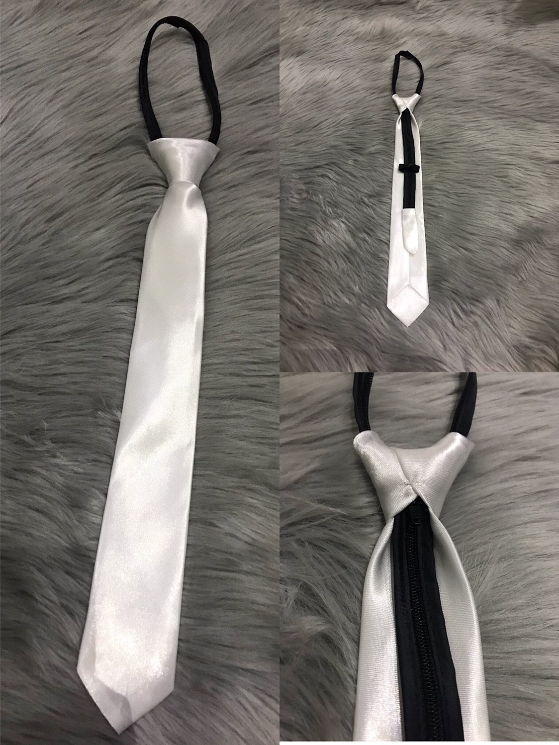 Equestrian Necktie White Competition Necktie Examination Necktie Knight Suit Necktie Equestrian supplies Adult children's necktie