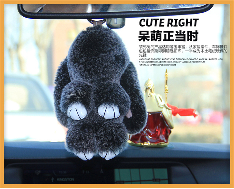 Mini Rex thỏ búp bê sang trọng chơi chết đáng yêu sạc kho báu 10.000 mA phụ nữ phim hoạt hình với một điện thoại di động Meng - Ngân hàng điện thoại di động sạc dự phòng realme