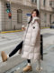 Off-white knee-length down jacket for women 2025 winter new style this year's popular high-end 90 white duck down jacket