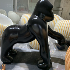 Стул 美木年华家具北欧设计师金刚悟空猩猩动物造型雕塑落地灯kong摆件