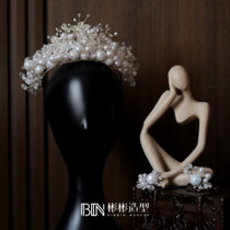 Binbin styling accessories Binbin styling l bridal heavy industry crown set 561