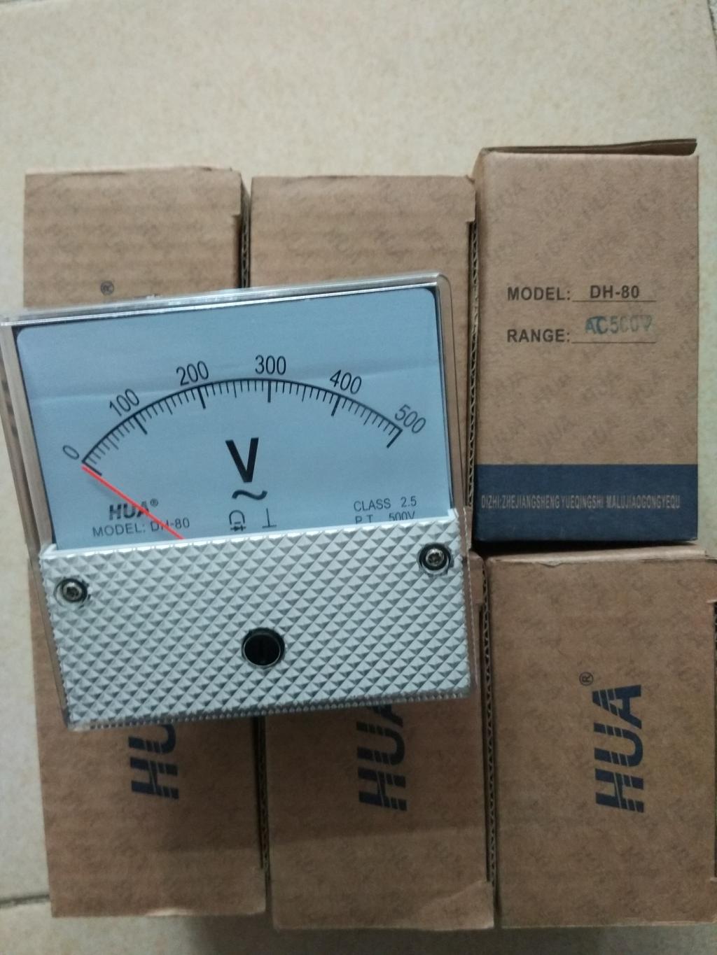 Original dress HUA huawei DH-80 finger-type voltmeter volt number table full series size 80 * 80