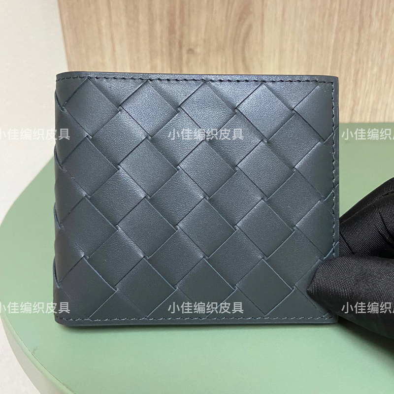 New Style Genuine Leather Cowhide Short Wallet Card Holder Business Card Holder Unisex Short Wallet