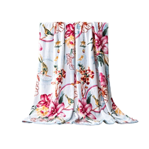 Fuanna Small Blanket Sofa Blanket Shawl Blanket Flannel Blanket Autumn and Winter Office Nap Blanket (Buy It Easy)
