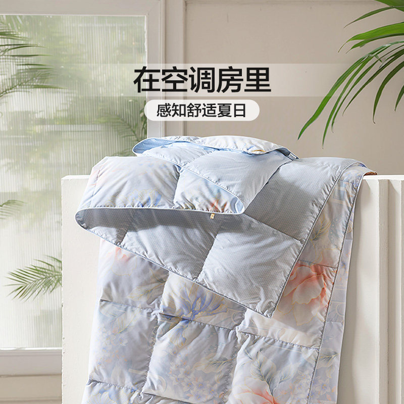 Fuanna 95% White Goose down Quilt Core Air Conditioning Quilt Spring and Autumn Bedding Summer Thin Quilt Bedding Summer Cooling Quilt down Quilt