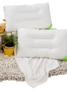 Fuanna Kids Feather Velvet Pure Cotton Sleep Student Pillow