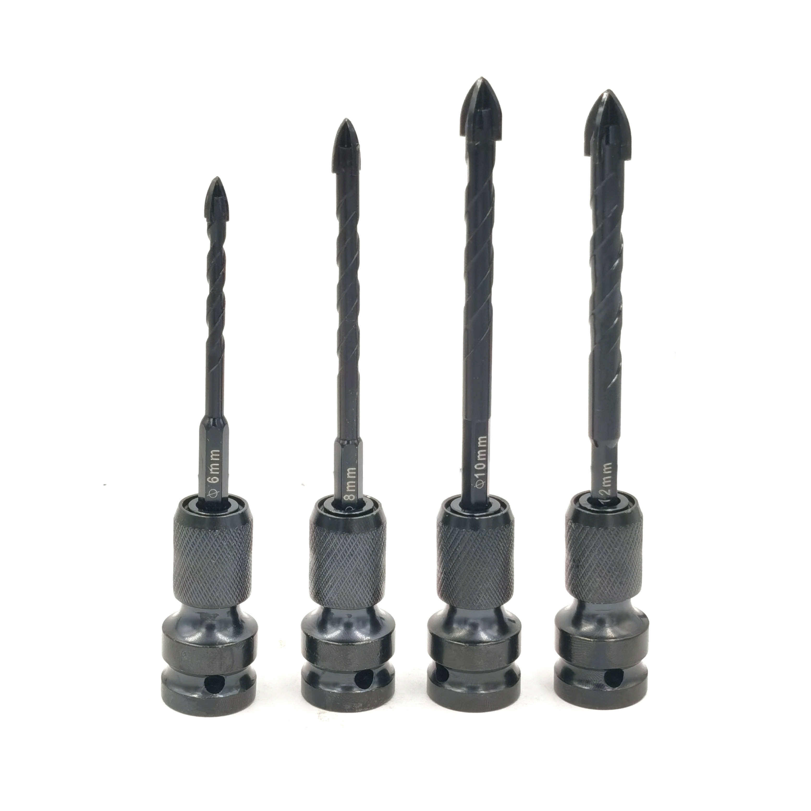 Electric wrench drill bit tile cement concrete cross bit glass ceramic 6mm electric wrench conversion joint