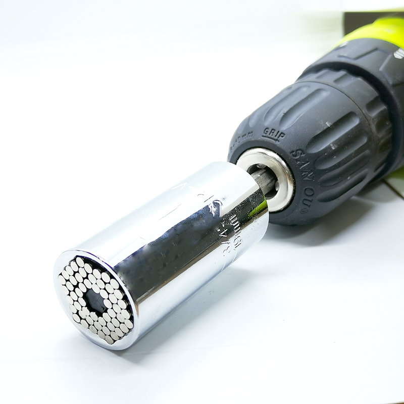 Universal sleeve head wrench suit universal pull electric drill quick ratchet wrench combined electric sleeve tool