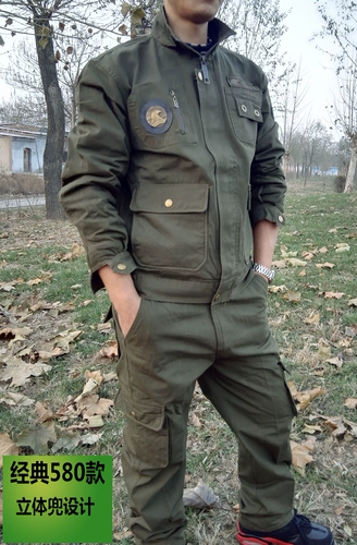 Демисезонная хлопковая камуфляжная износостойкая сумка-чехол для работы, комплект, защита от ожогов, рабочая одежда, увеличенная толщина