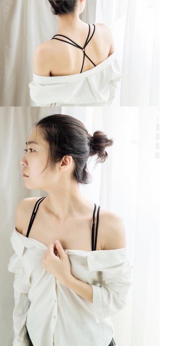 Dây đeo áo ngực có thể điều chỉnh chống trượt một bên vai quây quây đẹp trở lại dây đeo chéo với áo lót mỏng dây đeo vai phụ kiện áo lót