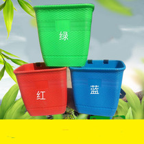 Plastic Back Basket Back Pocket Color Home Plastic Back Frame Loading Bucket Non Bamboo Woven Containing Frame Dance Props