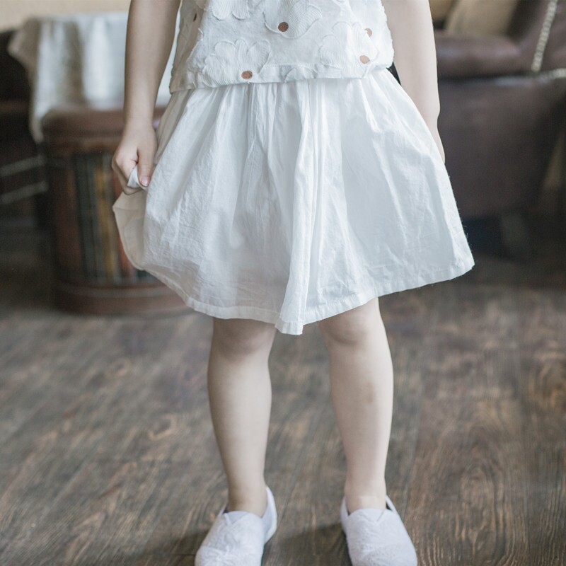 Jupe enfant en lin - Ref 2053129 Image 9