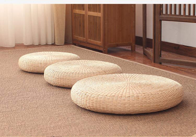 Trà đạo rơm chiếu mat thiền thờ phật pad dày thiền đệm sàn đệm mây đệm Pu Tum - Ghế đệm / đệm Sofa dem ghe