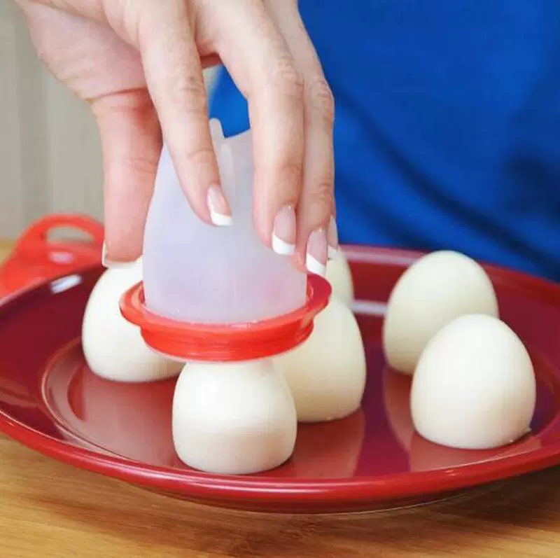 Nồi nấu trứng silicon Egglettes Eggies Cooker không dính trứng nấu ăn hấp trứng luộc - Nồi trứng