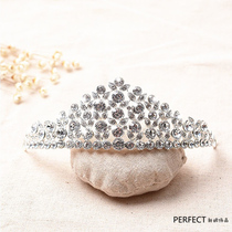 New style sunflower bridal jewelry crown tiara hair accessories wedding dress accessories photo studio car show stage jewelry