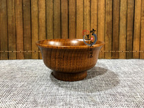 Cake de riz Crisp Oil Tea Bowl Bowls Rice Bowls Rice Bowls Dates Bois faits de bols en bois